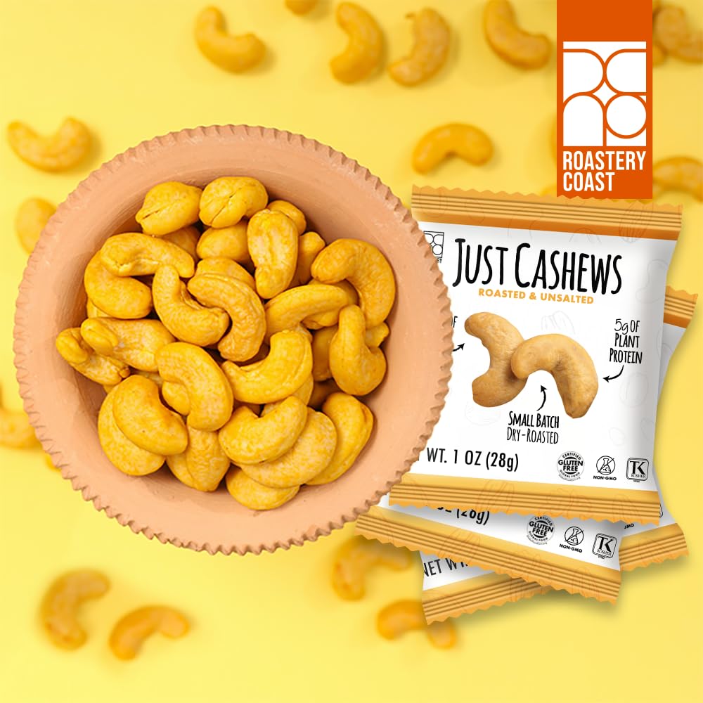 Roastery Coast Just Cashews used as a cooking ingredient for baking and savory dishes
