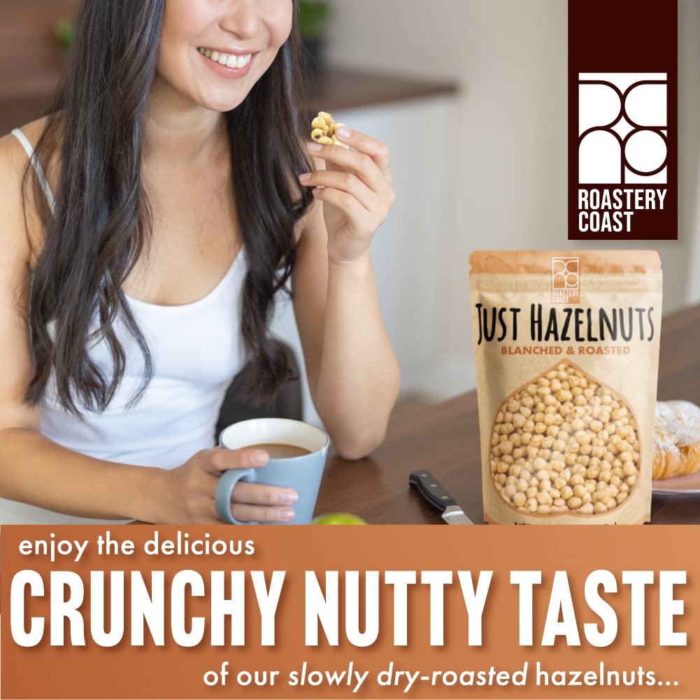 Roastery Coast kosher-certified hazelnuts for dietary needs.