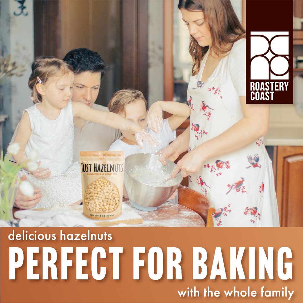 Roastery Coast paleo and keto-friendly hazelnuts for snacking.