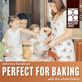 Roastery Coast paleo and keto-friendly hazelnuts for snacking.