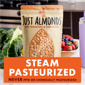 Roastery Coast small batch roasting enhances crunch of almonds