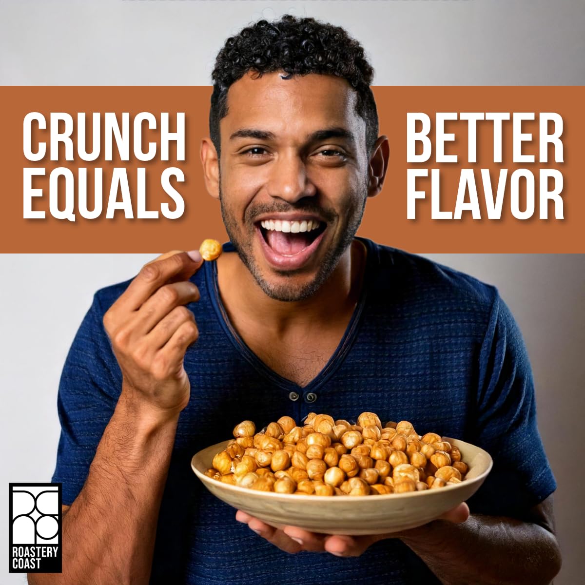 Roastery Coast unsalted hazelnuts suitable for flexible seasoning.
