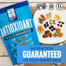 Roastery Coast unsalted label on pack communicates clean, low-sodium option.