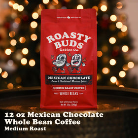 Brewing setup ready for Café Mexicano flavor with Roasty Buds beans.