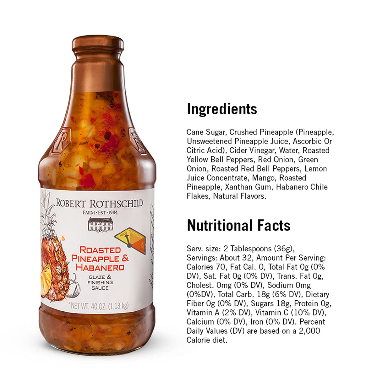 Robert Rothschild Farm 40 oz glaze is a crowd-pleasing option for family meals