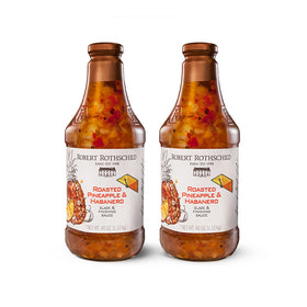 Robert Rothschild Farm roasted pineapple habanero glaze jar enhances grilled chicken with sweet heat.