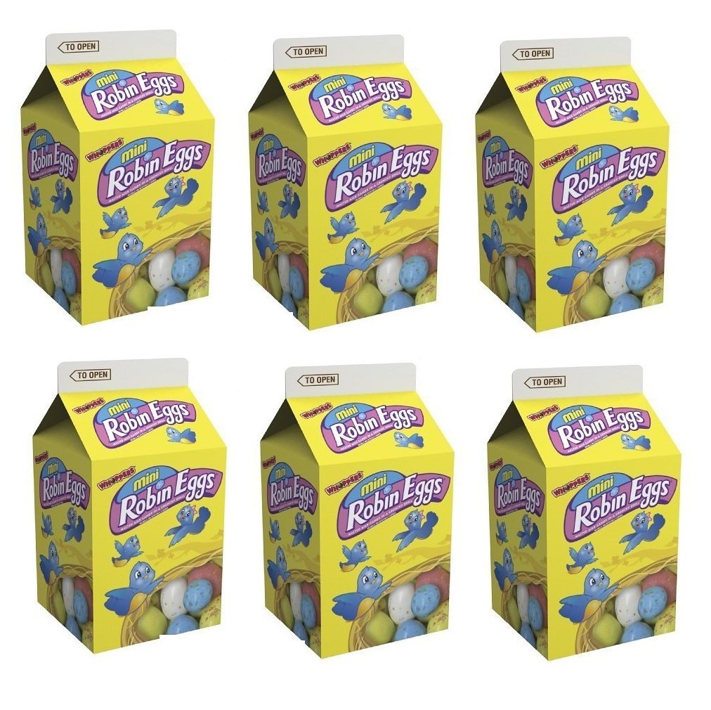 Robin Eggs Easter Whoppers mini eggs in a colorful 4oz bag, ideal for Easter baskets and sharing.