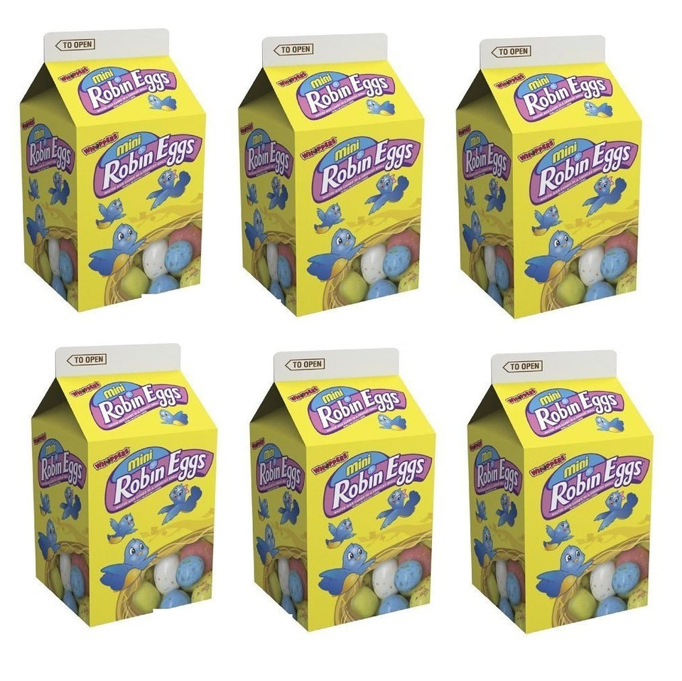 Robin Eggs Easter Whoppers mini eggs in a colorful 4oz bag, ideal for Easter baskets and sharing.