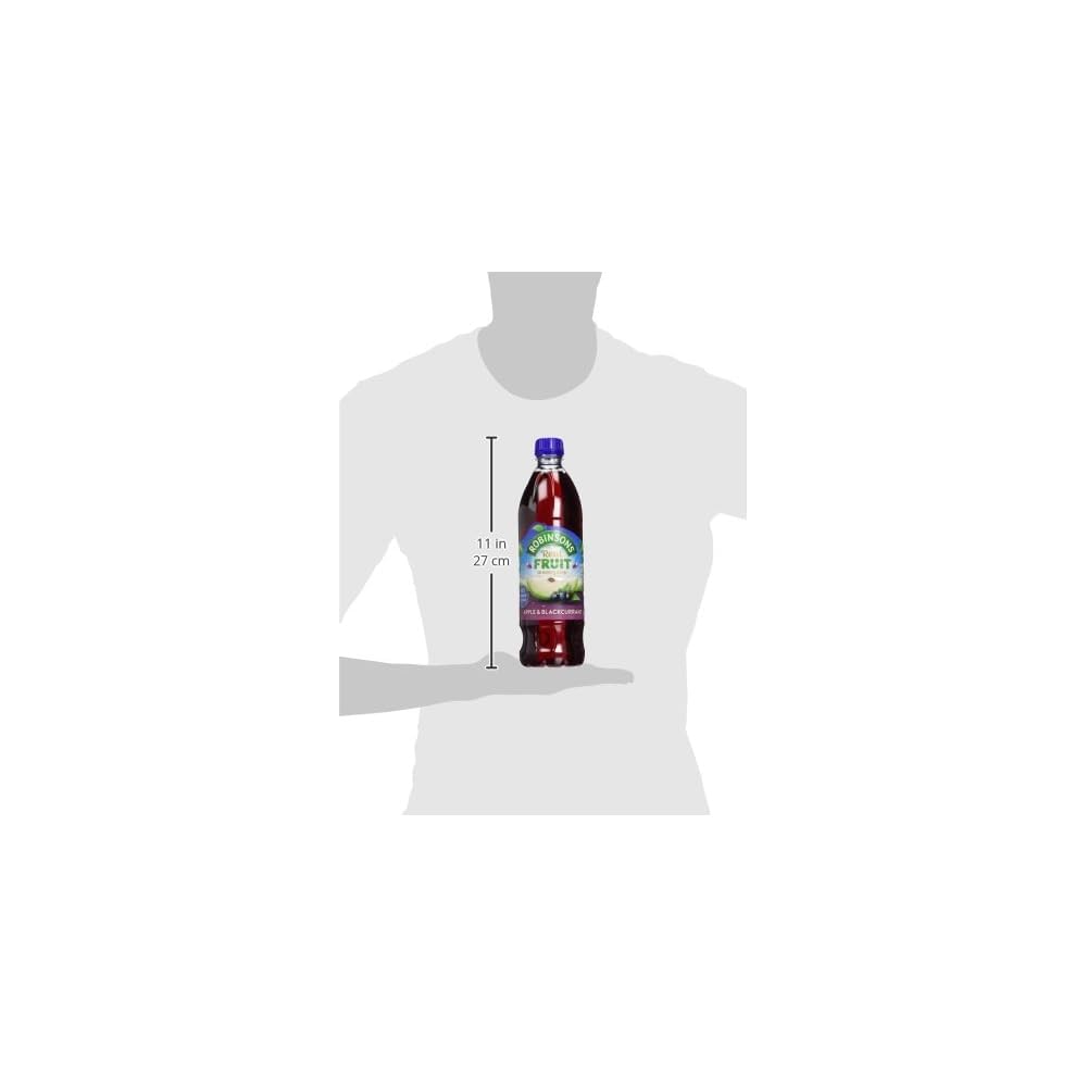 Robinsons Apple & Blackcurrant No Sugar Added 1L bottle pour highlights a versatile thirst-quencher.