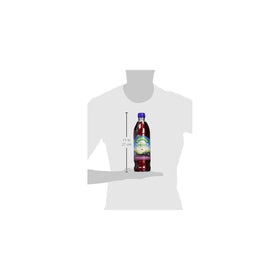 Robinsons Apple & Blackcurrant No Sugar Added 1L bottle pour highlights a versatile thirst-quencher.