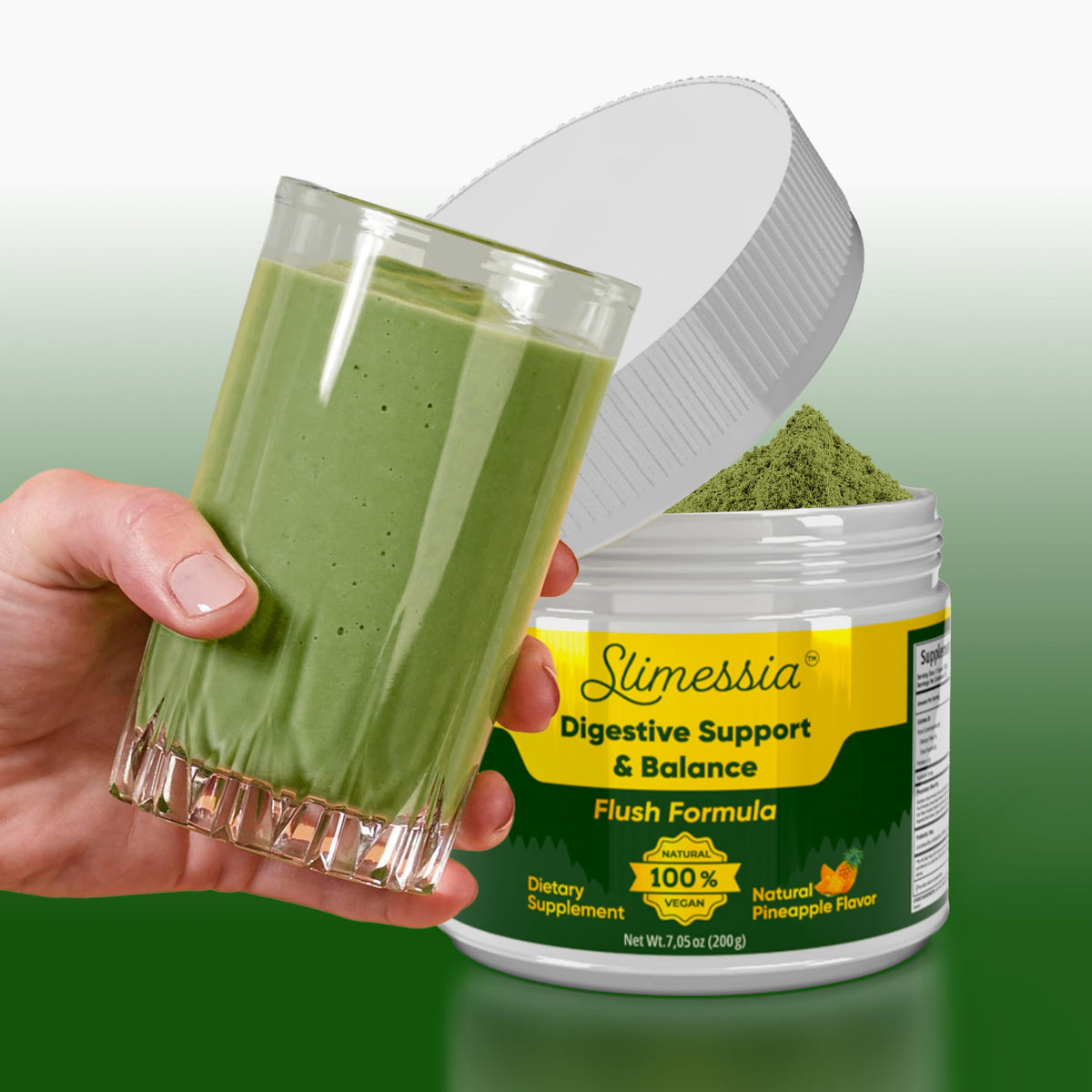 Robutop Sl-imessia pineapple flavor enhances a tropical aroma in beverages.