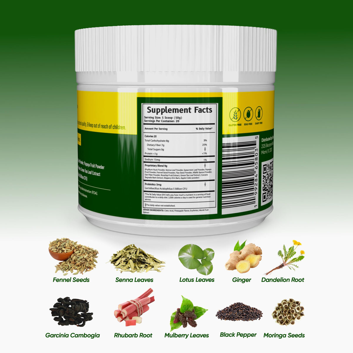 Robutop Sl-imessia scoop for easy daily mixing of a plant-based powder.