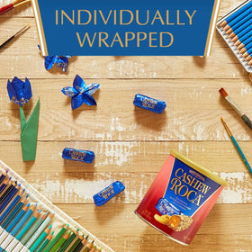 Roca canister display signals premium quality and easy gifting options.