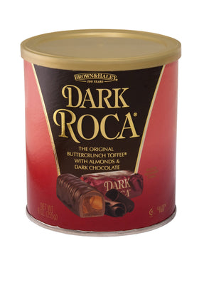 Dark chocolate coating over toffee delivers a smooth, rich finish