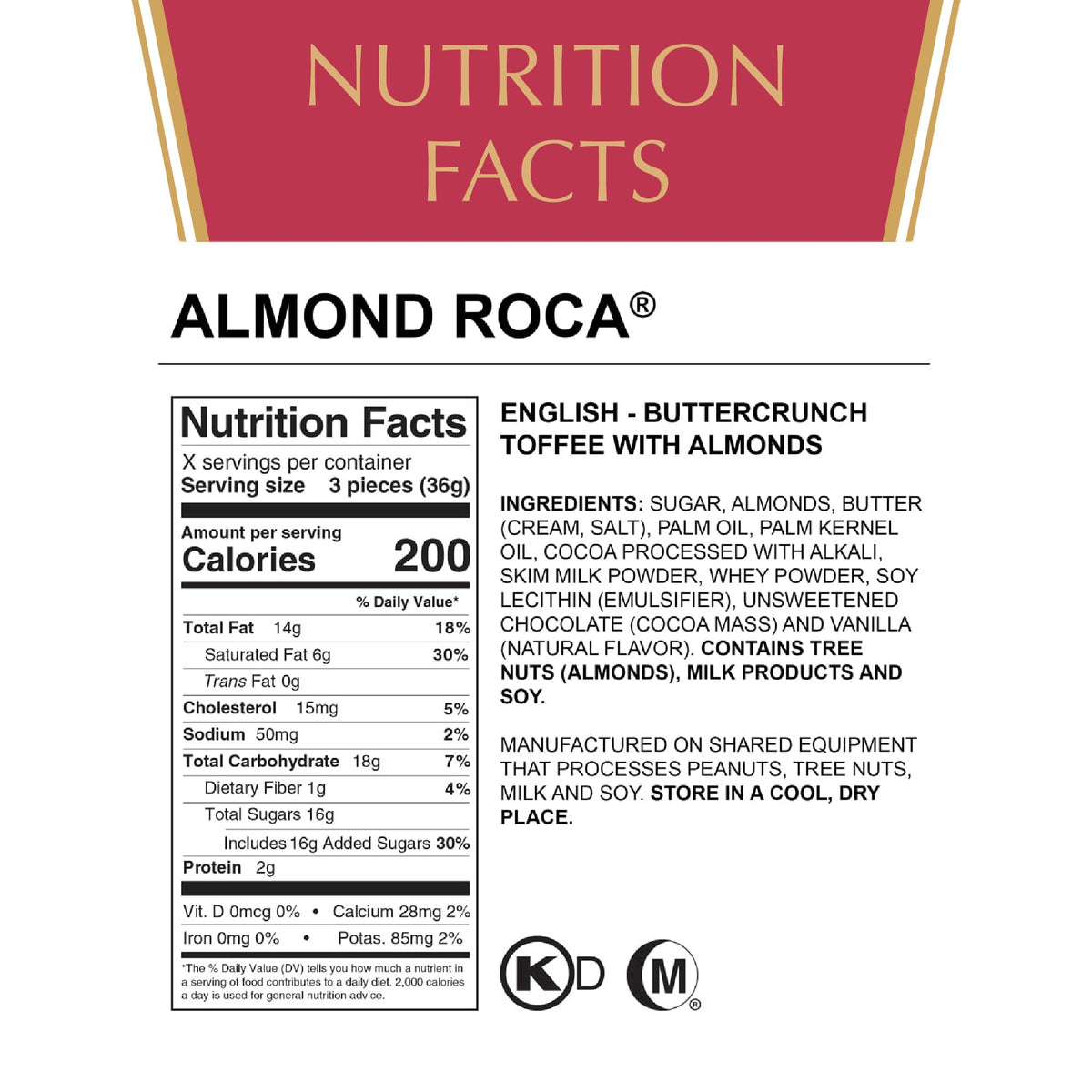 Gift-ready ROCA stand-up box on a tabletop display.