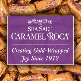 Roca sea salt caramel treats a decadent bite with roasted almonds