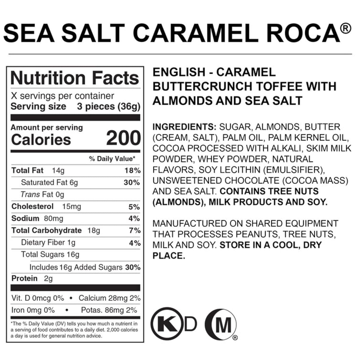 Roca individually wrapped candies for fresh, portion-controlled indulgence on the go
