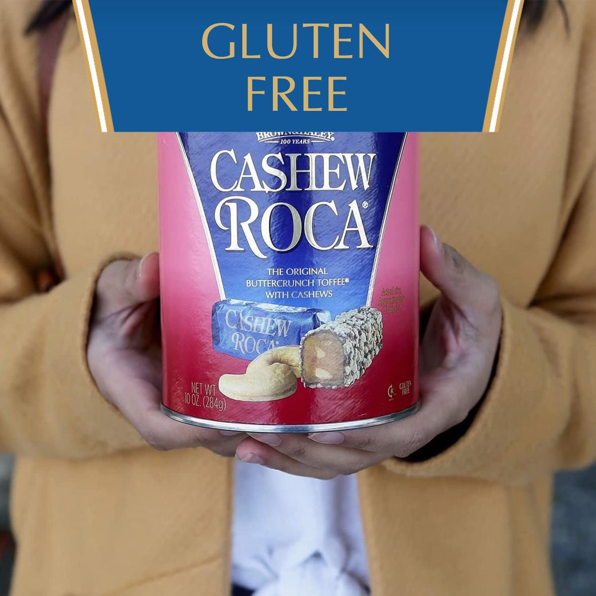 Roca vanilla and cocoa aromas enhance the buttercrunch indulgence.