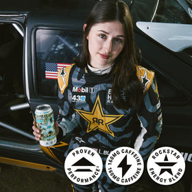 Rockstar can vitamin guarana detail shows energizing ingredients