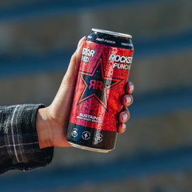 Rockstar Punched Hardcore Apple boost moment conveys sustained alertness during tasks