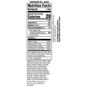 Rockstar Pure Zero label close-up highlighting zero sugar and bold citrus flavor