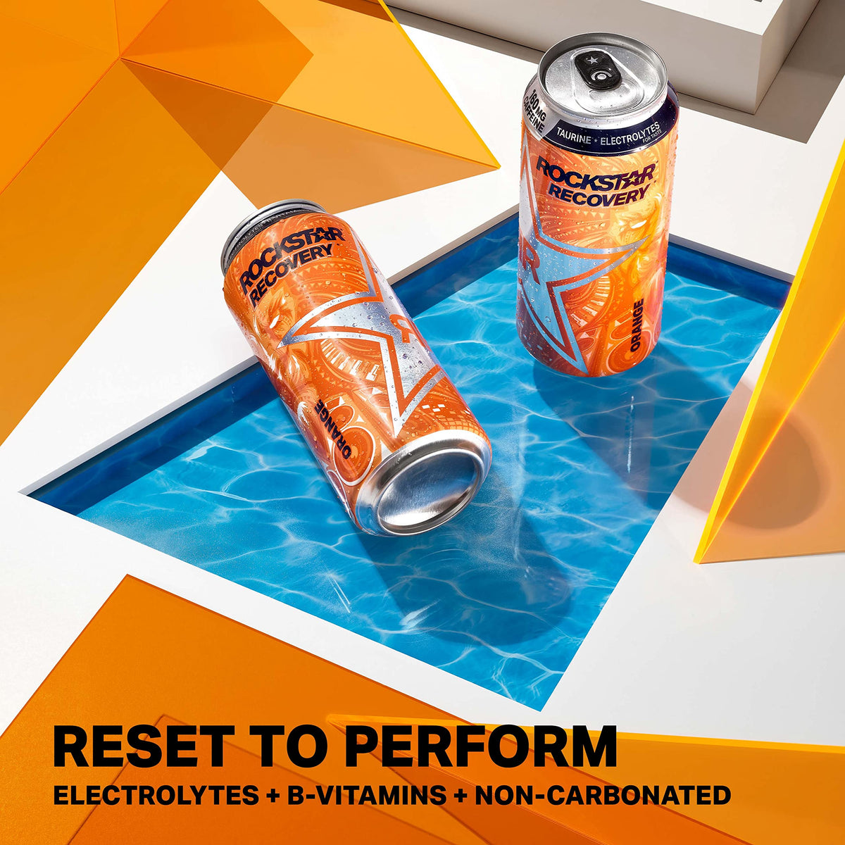 Rockstar Recovery Lemonade 12-pack box showcases value for busy days.