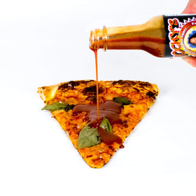 Rocky's Bacon Hot Sauce gift pack showcases gourmet flavor for gifts.