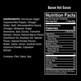 Rocky's Bacon Hot Sauce bottle pours a versatile, balanced heat.