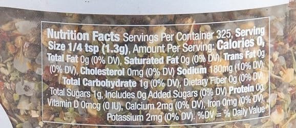 Closeup of Rodelle Prime Rib Seasoning spices highlighting premium ingredients