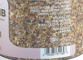 Rodelle Prime Rib Seasoning with vegetables ready for grilling