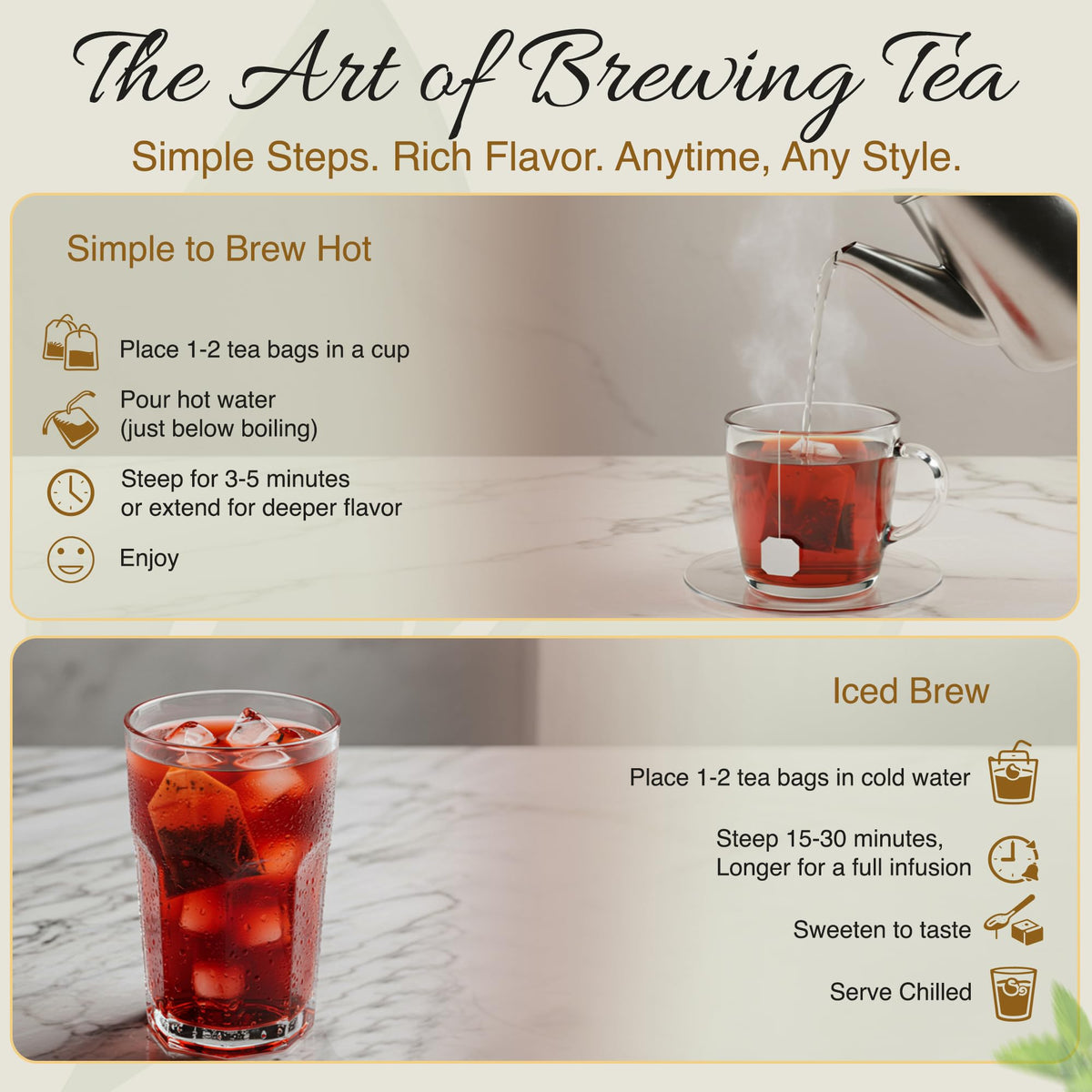 RodoZobo hibiscus tea bag texture with natural ingredients