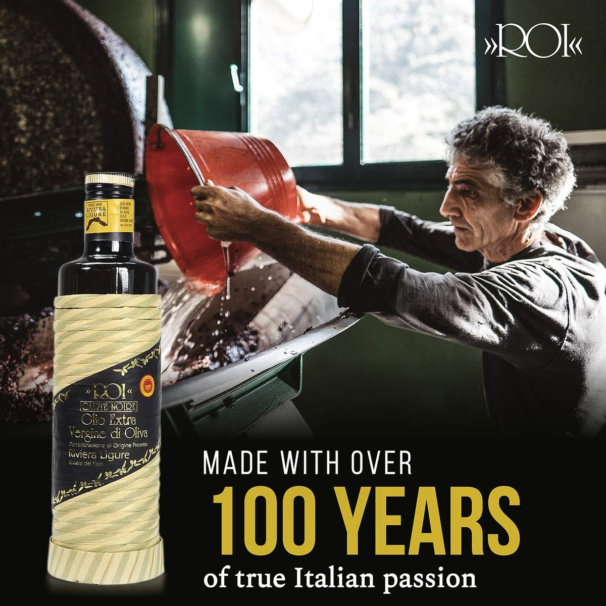 ROI Gourmet dish prepared with Taggiasca olive oil showcasing delicate versatility.