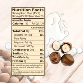 Roland Foods Hazelnut Oil used in baking to add depth and richness.