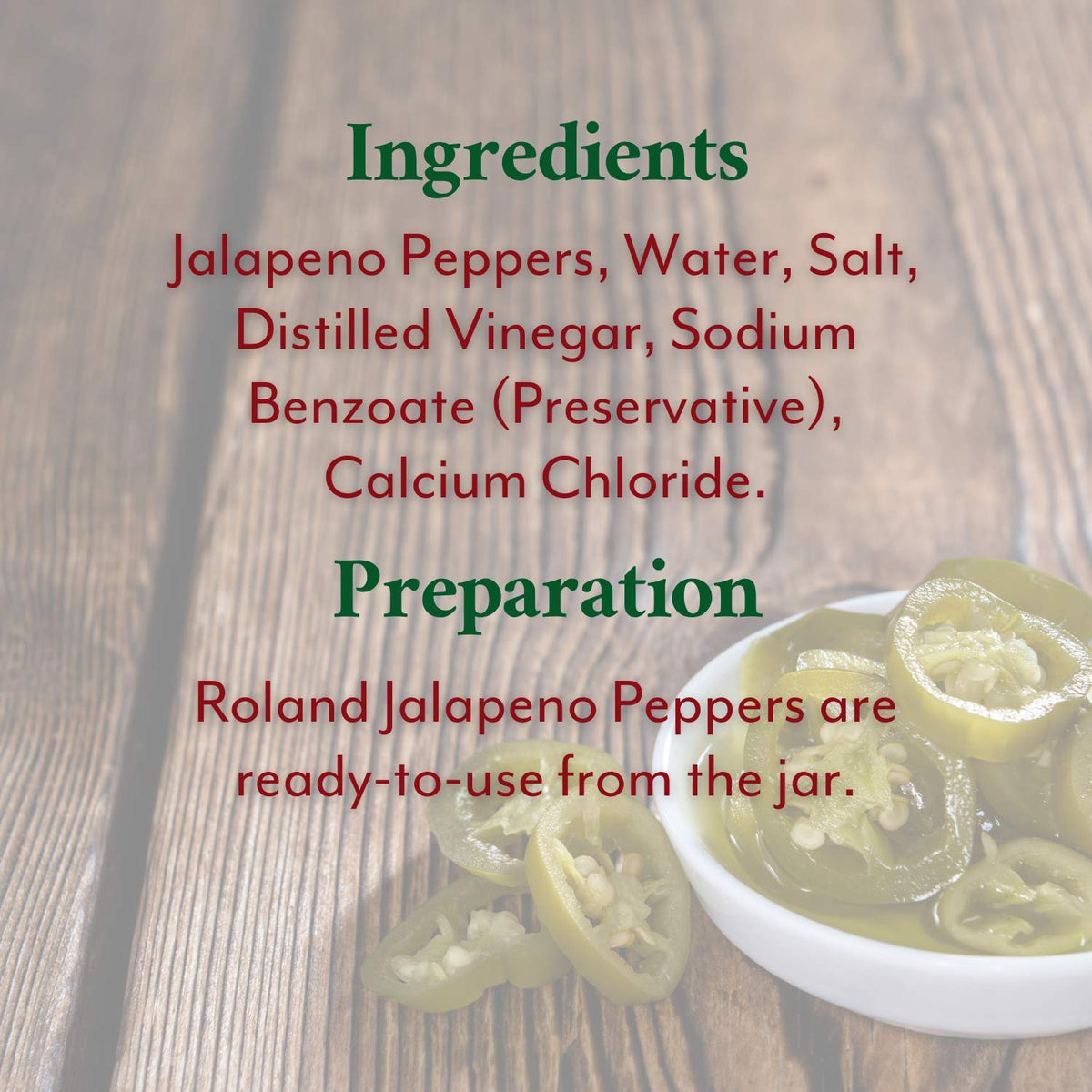 Roland Foods jalapeno slices topping a hot dog for quick flavor