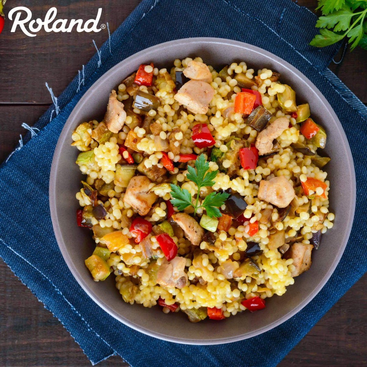 Roland Foods Israeli Couscous restaurant-quality staple for home cooks