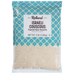 Roland Foods Israeli Couscous toasted pasta in a 5 lb bag, versatile meals