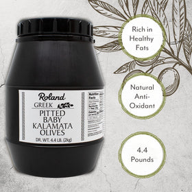 Roland Foods Kalamata olive tapenade spread, perfect for quick, flavorful snacks.