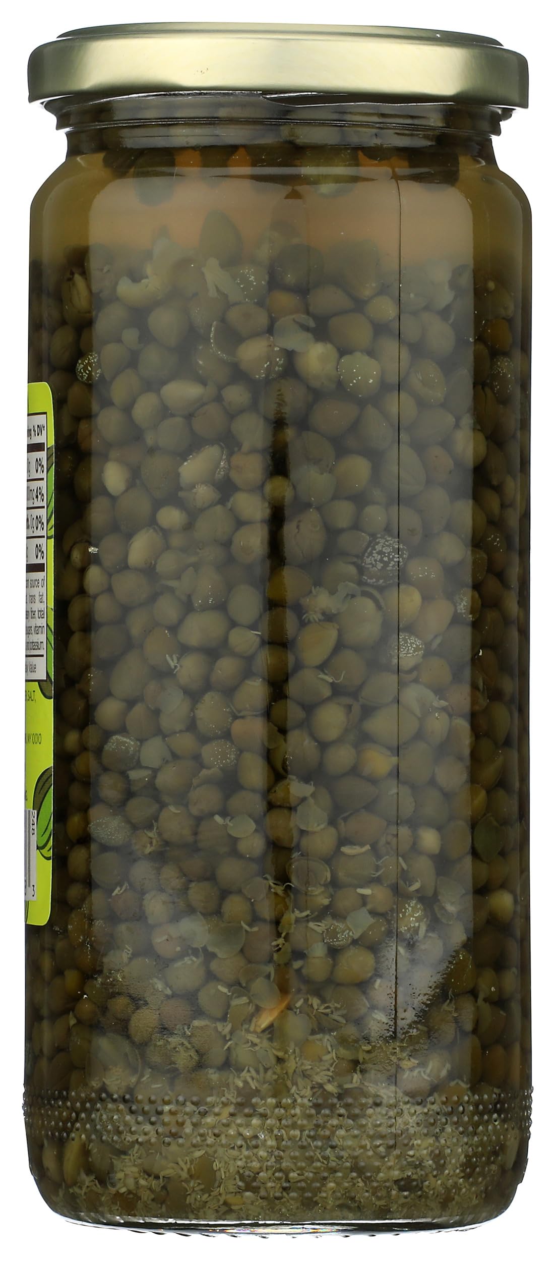 Roland Foods Nonpareille Capers closeup reveals tiny pearls perfect for quick garnish.
