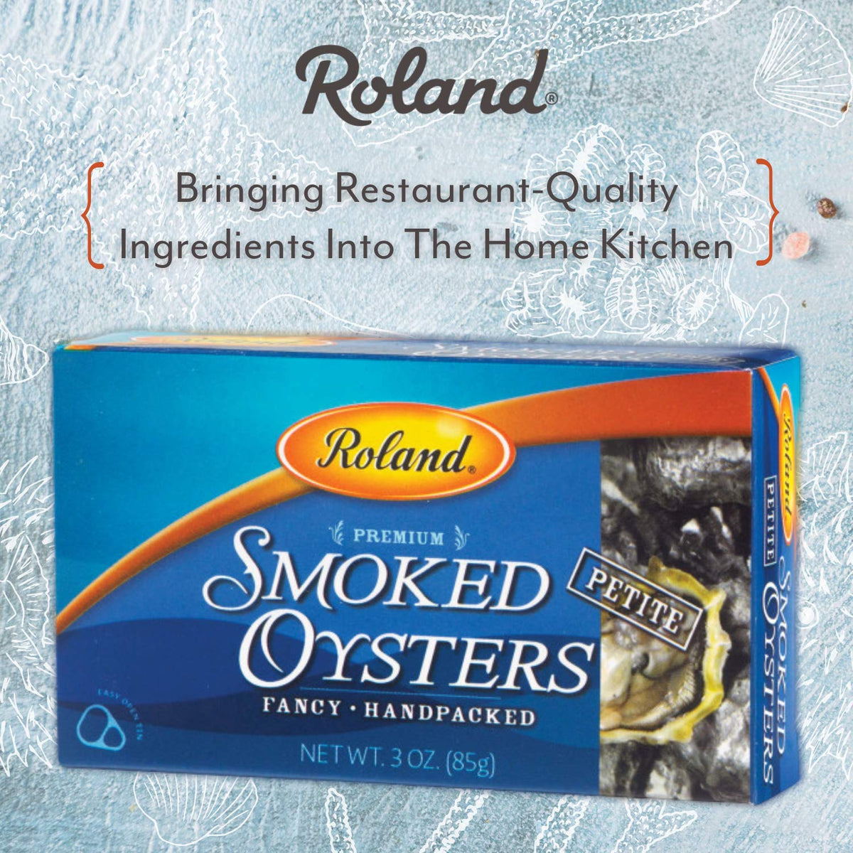 Roland Foods smoked oysters in oil offer a mild flavor and firm texture