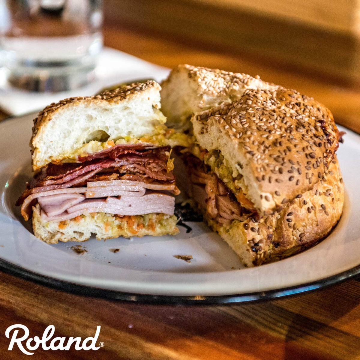 Roland Foods USA-sourced muffuletta salad enhances subs and toppings.