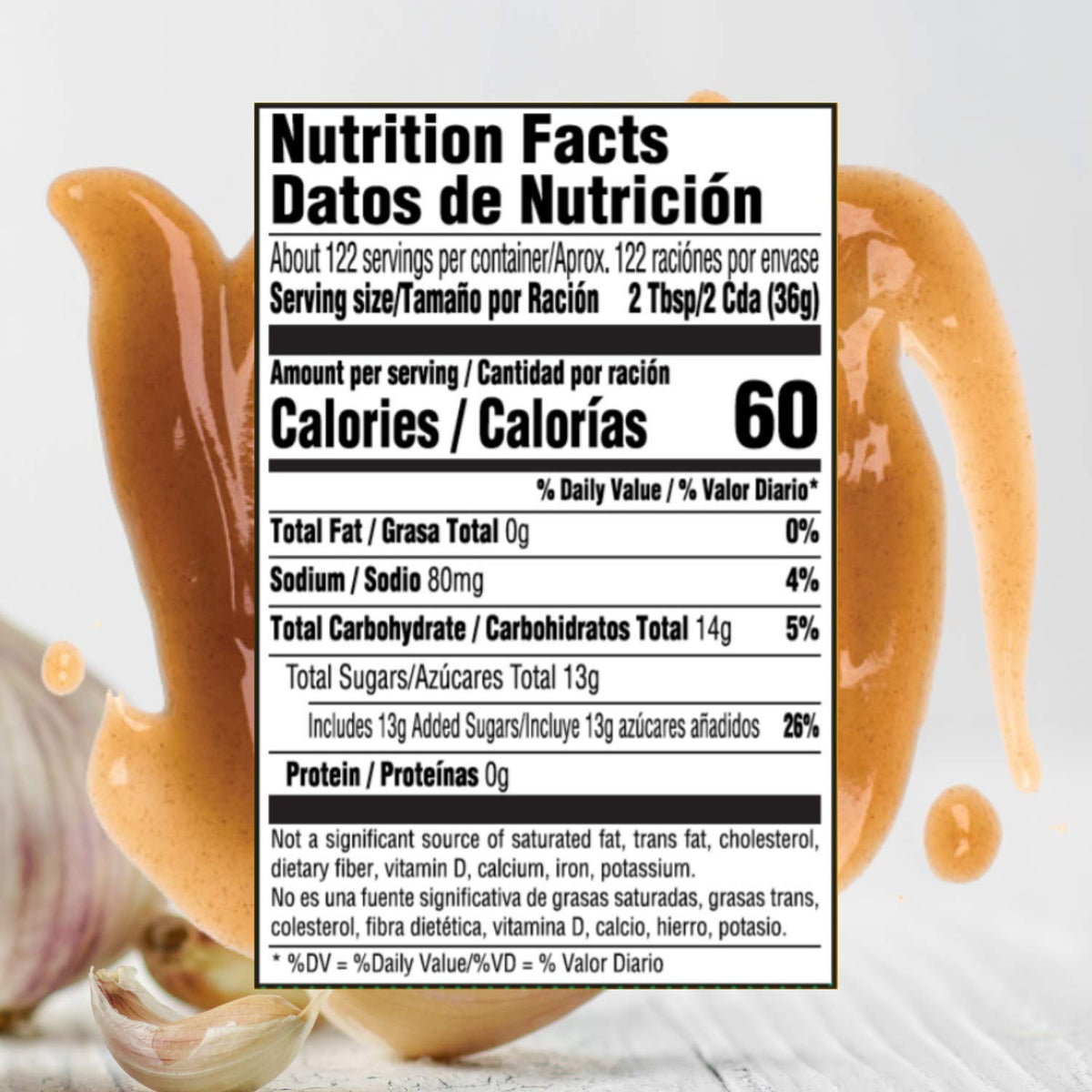 Roland Foods Honey Garlic Sauce salad dressing idea adds tangy sweetness.