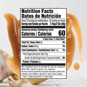 Roland Foods Honey Garlic Sauce salad dressing idea adds tangy sweetness.