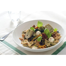 Roland Foods Kalamata olives closeup in brine, smoky and fruity notes.