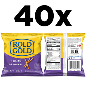 Rold Gold pretzels sticks 1oz bags on the go, a convenient snack option