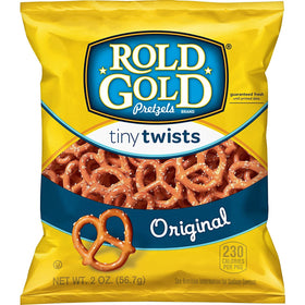Rold Gold Tiny Twists single-serve bag, perfect for school lunches.