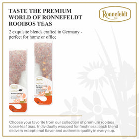 Ronnefeldt LeafCup steam rising from cup suggests comforting ritual.