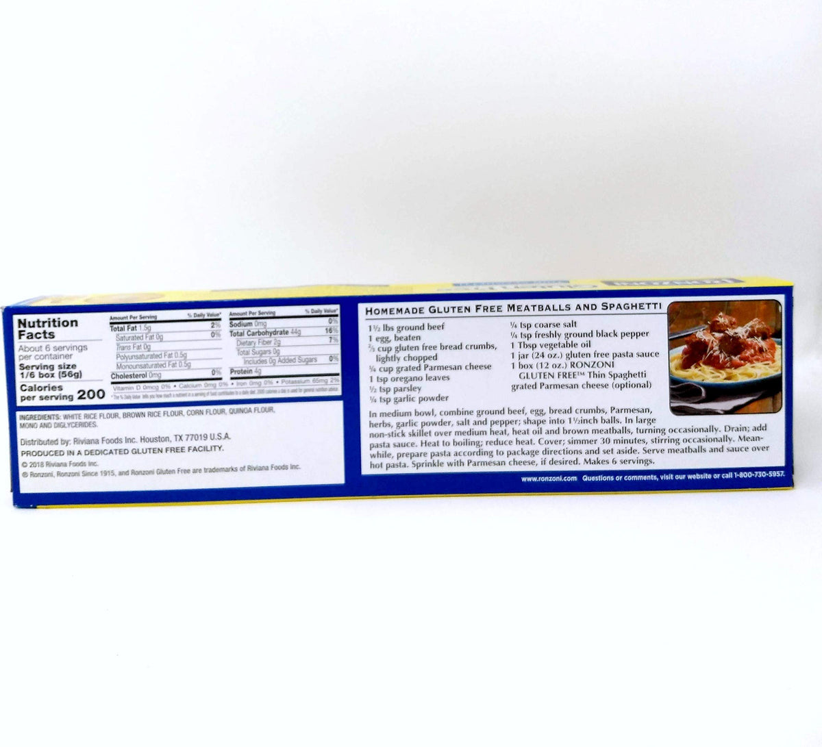 Ronzoni gluten free thin spaghetti cooking with sauce for easy meals