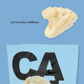 Root Foods Cauliflower Chips all-vegetable snack appeal with vibrant crisps in packaging.
