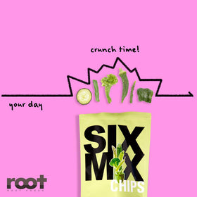 Root Foods SixMix Chips kid-friendly snack idea for lunchboxes