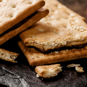 Rooted In Rare graham flour USA-labeled product emphasizing origin.